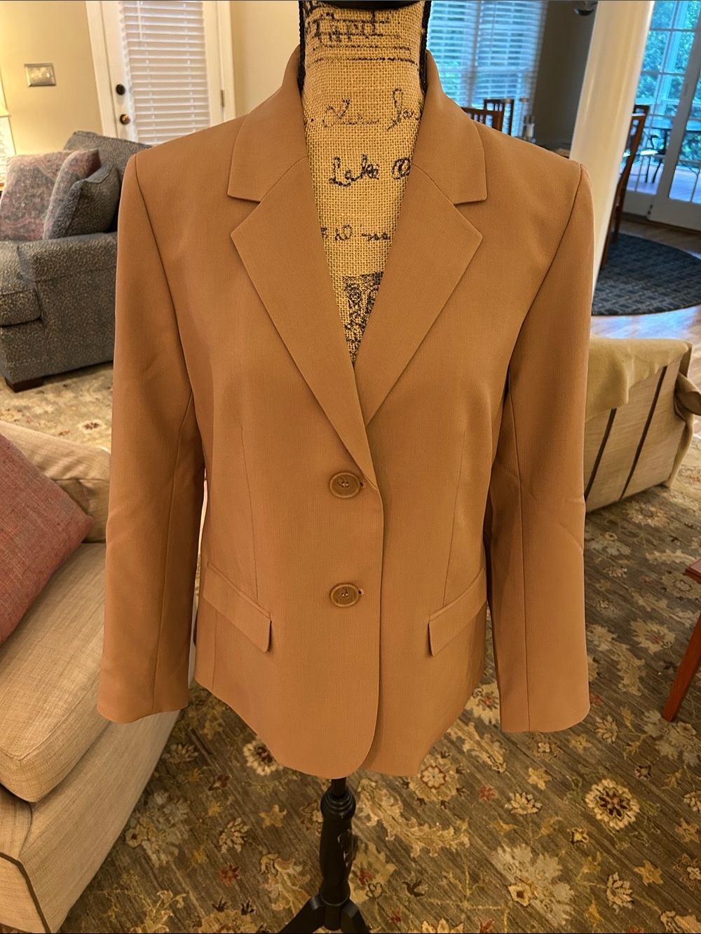 Evan Picone Blazer in light brown